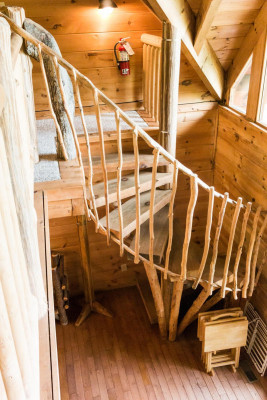 Spiral Wood Staircase