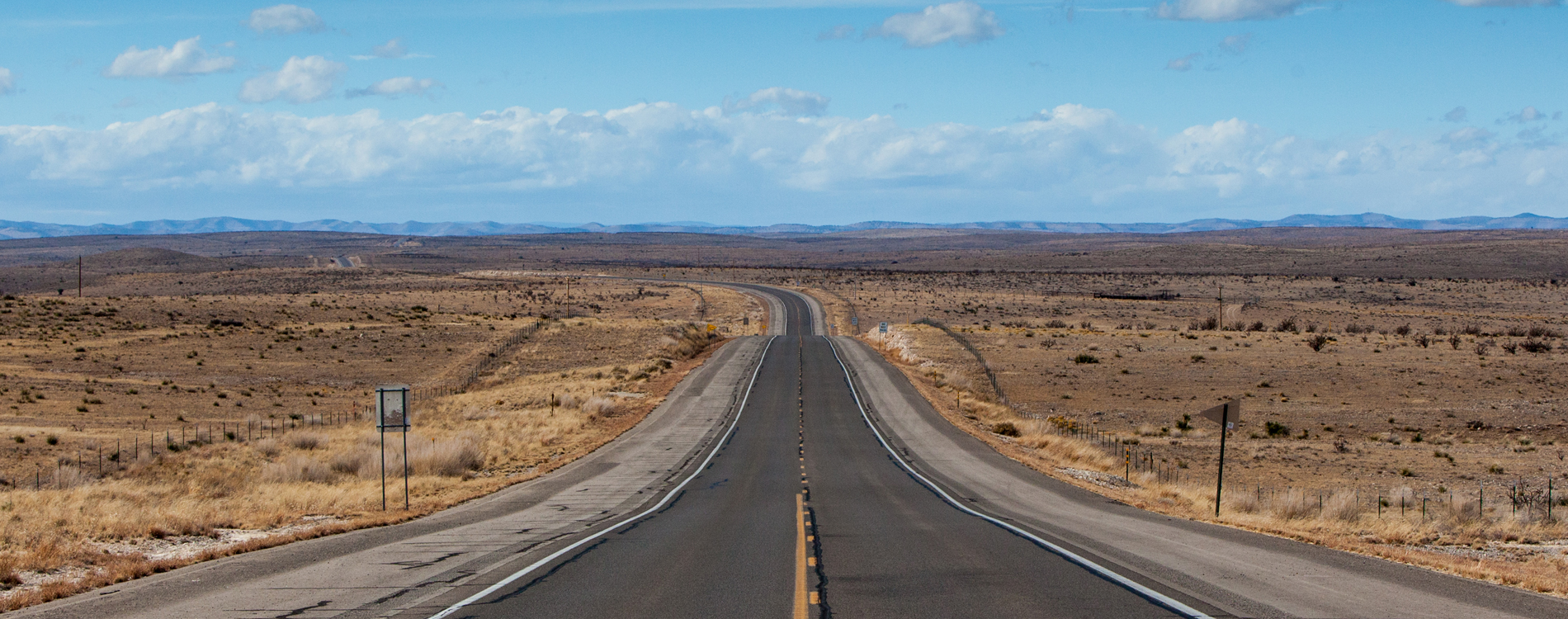 Ruidoso, NM - Deserted Highway 82 Between Artesia and Cloudcroft
