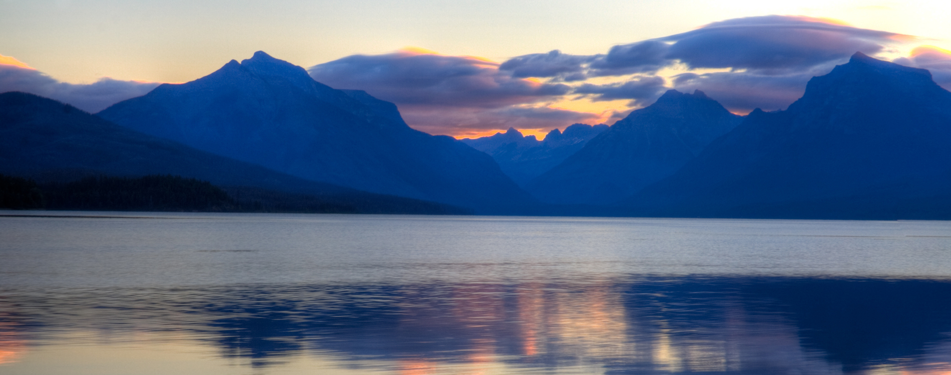 Glacier National Park - Sunrise on Lake McDonald