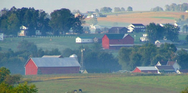 Amish Country, OH - Amish Farmland near Mount Eaton Ohio