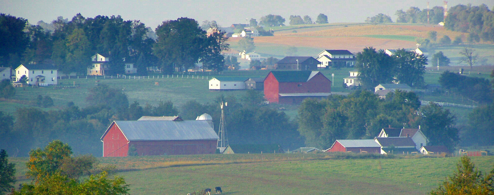 Amish Country, OH - Amish Farmland near Mount Eaton Ohio