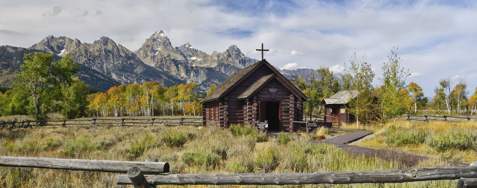 Chapel of the Transfiguration in Grand Teton National Park WY