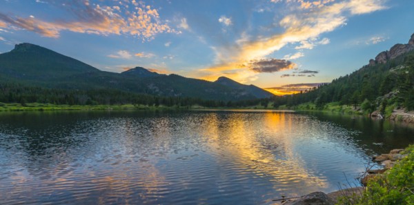 Estes Park - Lily Lake Rocky Mountain National Park